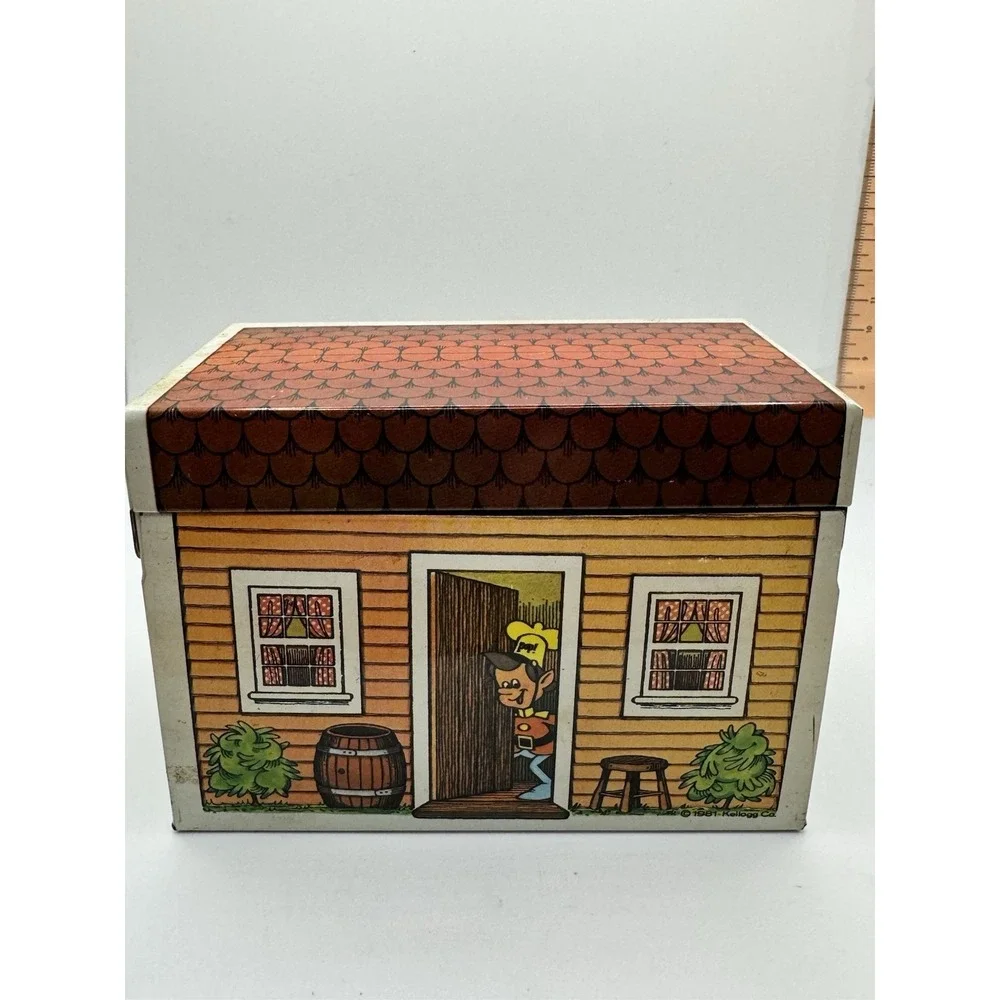 Kelloggs And‎ Quaker Recipe Box Vintage - Snap Crackle Pop